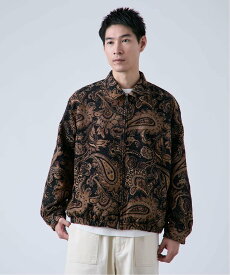 B.C STOCK ゴブラン スイングトップブルゾン ベーセーストック ジャケット・アウター ブルゾン・ジャンパー ベージュ ブラック【送料無料】