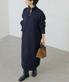 JOURNAL STANDARD relume 《WEB限定追加予約3》スウェットライクハーフジップワンピース ジャーナル スタンダード レリューム ワンピース・ドレス その他のワンピース・ドレス グレー ネイビー【送料無料】