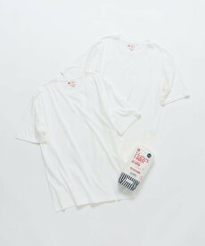 SHIPS MEN HANES*SHIPS: 別注New Japan Fit 2P パック Tシャツ(2枚組) シップス トップス カットソー・Tシャツ ホワイト