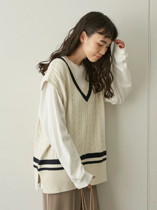 American Holic チルデンニットベスト Rakuten Fashion 楽天ファッション 旧楽天ブランドアベニュー Cd3030