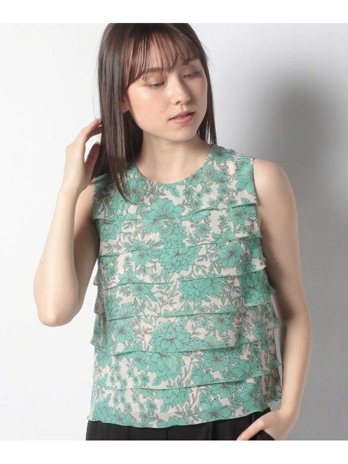 Anayi ボタニカルシフォンプリントレイヤードブラウス Rakuten Fashion 楽天ファッション 旧楽天ブランドアベニュー Cw0030