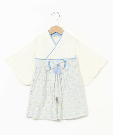 【SALE／50%OFF】Si・Shu・Non Si・Shu・Non/ボーイズハカマロンパース シ・シュ・ノン マタニティウェア・ベビー用品 ロンパース・カバーオール グリーン ブルー ベージュ