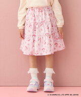 【SALE／30%OFF】ANY KIDS 【マイメロディ&クロミ×ANY KIDS】総柄 ティアードスカート エニィ スカート …