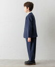 【4点セットスーツ】ジャケット+ロングパンツ+シャツ+蝶ネクタイ