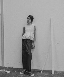 URBAN RESEARCH Picchi Nia COTTON CLOUD �A�[�o�����T�[�` �g�b�v�X �V���c�E�u���E�X �z���C�g�y���������z