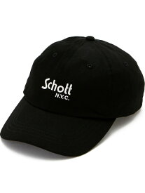 Schott COTTON TWILL CAP LOGO/コットンツイル キャップ ショット 帽子 その他の帽子 ネイビー ブラック ピンク ベージュ カーキ【送料無料】