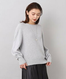 【SALE／55%OFF】UNTITLED 【追加/洗える】シルク&カシミヤ混 ボートネックニット アンタイトル トップス ニット ホワイト グレー ブラック ベージュ パープル ブルー【送料無料】