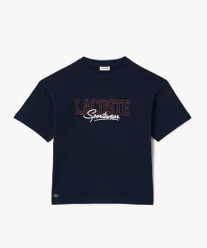 LACOSTE KIDSカレッジグラフィックTシャツ ラコステ トップス カットソー・Tシャツ ネイビー【送料無料】