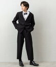 【4点セットスーツ】ジャケット+パンツ+シャツ+蝶ネクタイ