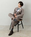 【4点セットスーツ】ジャケット+パンツ+シャツ+蝶ネクタイ