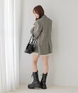 【26AW新色】レーススリーブミドルジャケット
