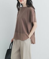 【SALE／30%OFF】URBAN RESEARCH DOORS 異素材切替えラウンドヘムプルオーバー アーバンリサーチドアーズ…