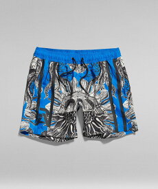 【SALE／30%OFF】G-Star RAW 【公式ショップ】DIRIK JELLYFISH ALLOVER SWIM SHORTS/総柄ショートパンツ/水陸両用/水着 ジースターロゥ 水着・スイムグッズ 水着【送料無料】