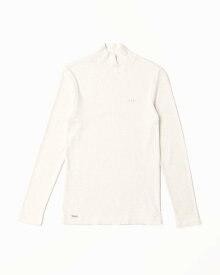 Mademoiselle NON NON 【WEB限定】甘撚りパラナフライス(丸胴)ハイネックTシャツ マドモアゼルノンノン トップス カットソー・Tシャツ ピンク ホワイト ネイビー【送料無料】