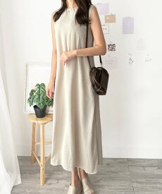 【SALE／51%OFF】Amulet 【Amulet】バックデザインノースリーブワンピース アミュレット ワンピース・ドレス ワンピース ブラック ホワイト
