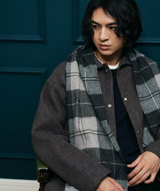 【SALE／30%OFF】KATHARINE HAMNETT LONDON KATHARINE HAMNETT LONDON ｜ カシミア100% チェックマフラー (KHS-25002) リバースプロジェクトストア ファッション雑貨 マフラー・ストール・ネックウォーマー ワインレッド ネイビー グレー【送料無料】