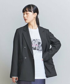 BEAUTY&YOUTH UNITED ARROWS リネンライク ダブル ジャケット ビューティー＆ユース　ユナイテッドアローズ ジャケット・アウター テーラードジャケット・ブレザー ホワイト ネイビー レッド【送料無料】