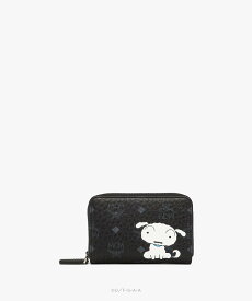 MCM 【公式】【MCM * クレヨンしんちゃん】Aren ジップ ウォレット エムシーエム 財布・ポーチ・ケース 財布 ブラック【送料無料】
