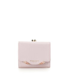 Samantha Thavasa Petit Choice サイドフラワー 折財布 サマンサタバサプチチョイス 財布・ポーチ・ケース 財布 グレー【送料無料】