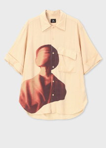 PS Paul Smith RED EAR ���B���e�[�W�|�X�^�[ �I�[�v���J���[�V���c �|�[���E�X�~�X �g�b�v�X �V���c�E�u���E�X �x�[�W���y���������z