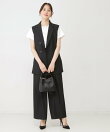 【手洗い可/日本製/セットアップ可】ストレートワイドパンツ