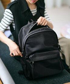 ROPE' 【E'POR】【A4対応】Pac Sac( パックサック )【一部WEB限定カラー】【雑誌掲載】【WEB掲載】 ロペ バッグ リュック・バックパック ブラック グレー【送料無料】