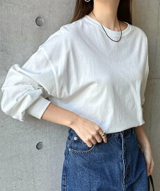 【SALE／20%OFF】andme 無地 ボーダー コットン ボリューム袖 Tシャツ アンドミー トップス カットソー・Tシャツ ホワイト ブルー ブラウン ベージュ グレー ブラック ネイビー ピンク