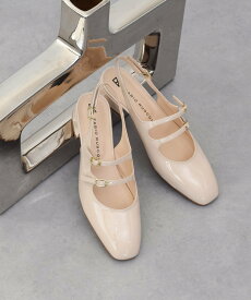 FABIO RUSCONI 【FABIO RUSCONI】ダブルストラップバックバンドパンプス インターショシュール シューズ・靴 パンプス【送料無料】