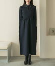 『WEB/一部店舗限定』パールトリムフォルムニットワンピース