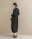 『WEB/一部店舗限定』パールトリムフォルムニットワンピース