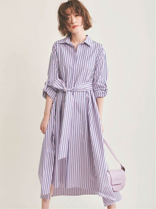 The Virgnia Steady5月号掲載 ストライプシャツワンピース Rakuten Fashion 楽天ファッション 旧楽天ブランドアベニュー Cd4035