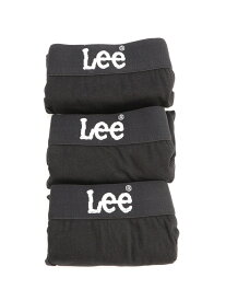 Lee×Lazar Lee×Lazar/(M)別注 大きいサイズ 3枚組 ボクサーパンツ ラザル インナー/ナイトウェア ボクサーパンツ/トランクス ブラック