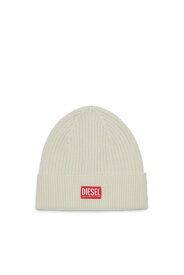 DIESEL メンズ ニットキャップ ロゴ ディーゼル 帽子 ニット帽・ビーニー ブラック レッド グレー【送料無料】