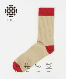 【SALE／10%OFF】URBAN RESEARCH 『UR TECH』配色リブソックス アーバンリサーチ 靴下・レッグウェア 靴下