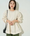 【SALE／40%OFF】FREAK'S STORE 配色 ステッチ タック Aライン 裏起毛 チュニック【限定展開】 25AW フリークスストア…