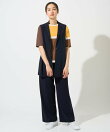 カラーブロックインターシャニット