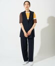 カラーブロックインターシャニット