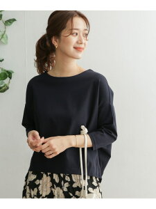 DOORS コットンタック7分袖プルオーバー アーバンリサーチドアーズ カットソー Tシャツ ネイビー ホワイト パープル イエロー【送料無料】