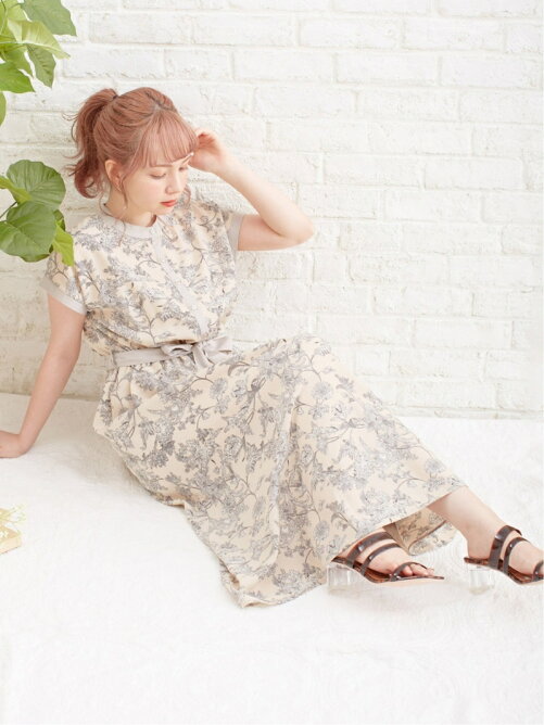 Ingni 花柄配色op Rakuten Fashion 楽天ファッション 旧楽天ブランドアベニュー Df36