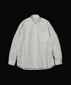 【SALE／50%OFF】ADAM ET ROPE' HOMME オーバーサイズ レギュラーカラー シャツ アダムエロペ トップス シャツ・ブラウス ホワイト ブルー ネイビー【送料無料】