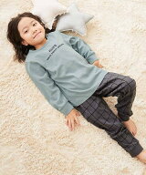 devirock 綿100% デビラボ ROOM ボーイズ 長袖パジャマ 子供服 キッズ 男の子 女の子 26AW デビロック イ…