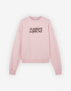 �ySALE�^60%OFF�zMaison Kitsune Maison Kitsune/(W)�y�����zMaison Kitsune MAISON KITSUNE FLOWERS COMFORT SWEATSHIRT ���]�� �L�c�l �A�[�J�C�u�X �g�b�v�X �X�E�F�b�g�E�g���[�i�[ �s���N�y���������z