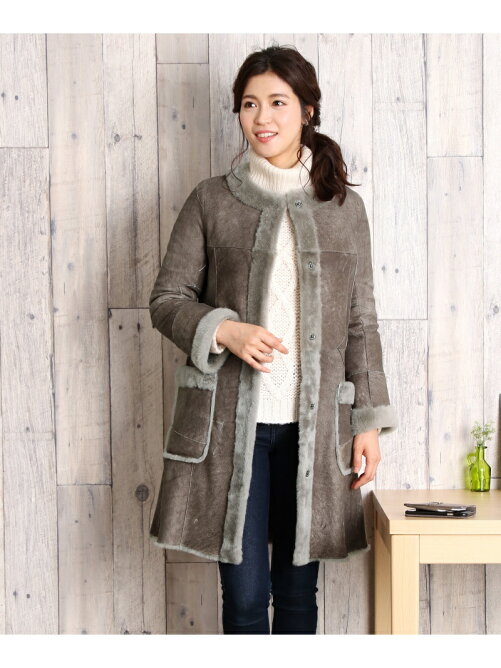Sankyoshokai ムートンコートwフェイスノーカラーカットワーク Rakuten Fashion 楽天ファッション 旧楽天ブランドアベニュー T Sankyoshokai ムートンコートwフェイスノーカラーカットワーク Rakuten Fashion 楽天ファッション 旧楽天ブランドアベニュー T