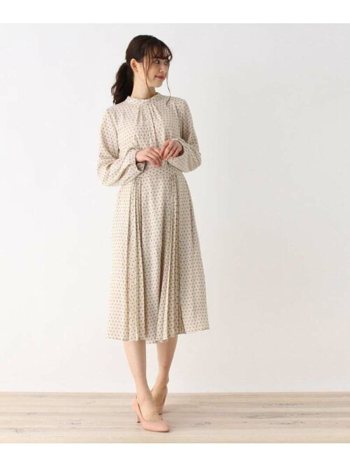 Index プリーツ使いハイネックワンピース Web限定サイズ Rakuten Fashion 楽天ファッション 旧楽天ブランドアベニュー Ah7037