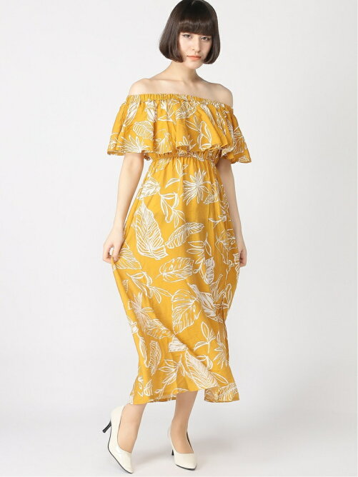 Anap Anapmimpi リーフオフショルロングワンピース Rakuten Fashion 楽天ファッション 旧楽天 ブランドアベニュー Ay6037