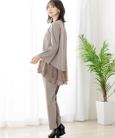 AddRouge セットアップ レディース トップス パンツ カジュアル セレモニー 大きいサイズ アッドルージュ スーツ・フォーマル セットアップスーツ ネイビー グレー ブラック【送料無料】