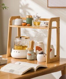 【SALE／20%OFF】aimoha home aimoha home/卓上オープンラック アイモハ インテリア・生活雑貨 収納用品・棚・ラック ブラウン ベージュ