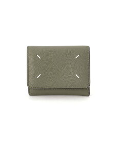 Maison Margiela レザーエンベロープウォレット メゾンマルジェラ 財布・ポーチ・ケース 財布 ブラック カーキグリーン【送料無料】