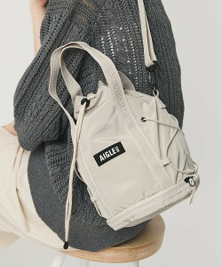 BEAUTY&YOUTH UNITED ARROWS ��AIGLE���R���p�N�g 2WAY �h���X�g�o�b�O �r���[�e�B�[�����[�X�@���i�C�e�b�h�A���[�Y �o�b�O �V�����_�[�o�b�O �I�����W �z���C�g�y���������z