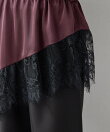 【+1で華やぎ】バイカラーレースキャミチュニック